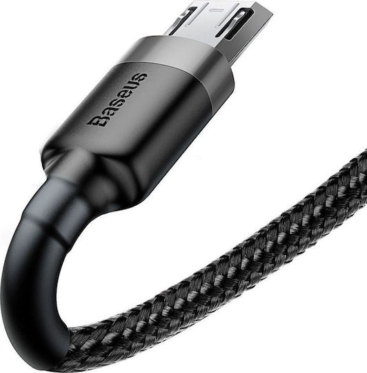 Baseus Cafule Geflochten USB 2.0 auf Micro-USB-Kabel Gray 2m (CAMKLF-CG1) 1Stück