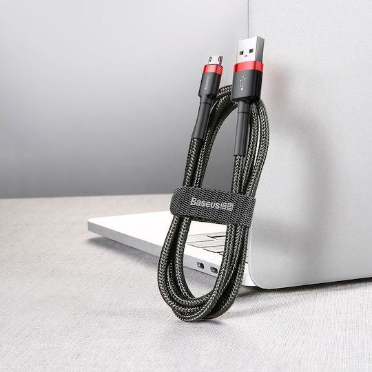Baseus Cafule Geflochten USB 2.0 auf Micro-USB-Kabel Rot 2m (CAMKLF-C91) 1Stück