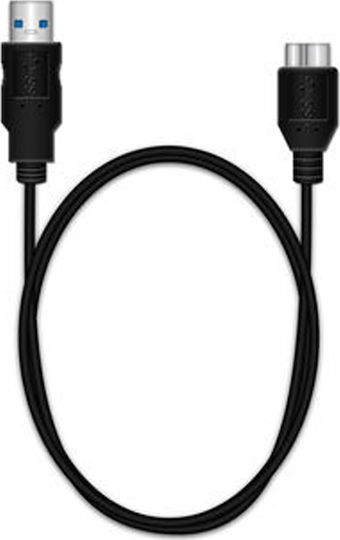 MediaRange USB 3.0 to micro USB 3.0 Cable Μαύρο 1.0m (MRCS153)