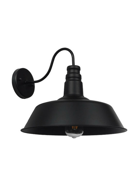 GloboStar Φωτιστικό Τοίχου Μαύρο 42x36x36εκ. GloboStar Φωτιστικό Τοίχου Μαύρο 42x36x36εκ.