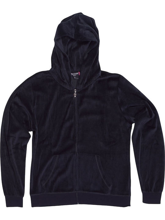 Women's Zip-Up Cardigan Black