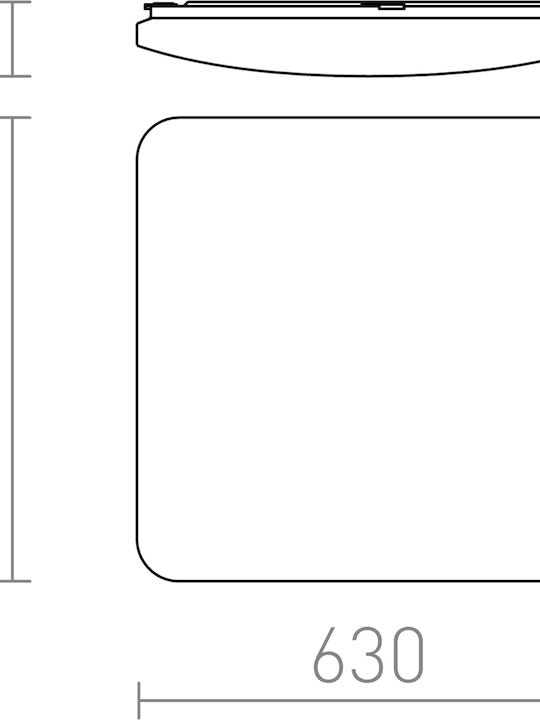 Rendl Light Studio Sempre SQ 63 Sensor Τετράγωνο Εξωτερικό LED Panel 76W με Θερμό Λευκό Φως 3000K