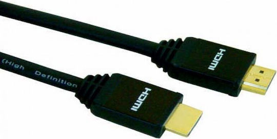 TelForceOne HDMI 1.4 High Speed 1080p 120Hz Кабел HDMI Мъжки - HDMI Мъжки 1.5m Черен
