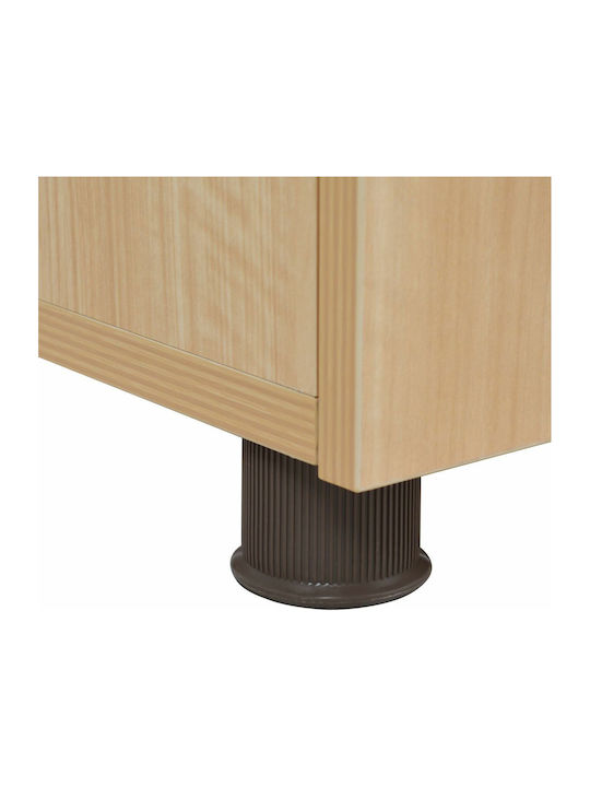 Bookcase Vance Beige 80x40x190cm