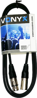 Vonyx XLR male to XLR female 3m Cable (177.722)