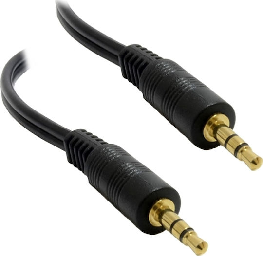 Tele 3.5mm Jack Cable Male - 3.5mm Jack Male Black 5m CR-158/5