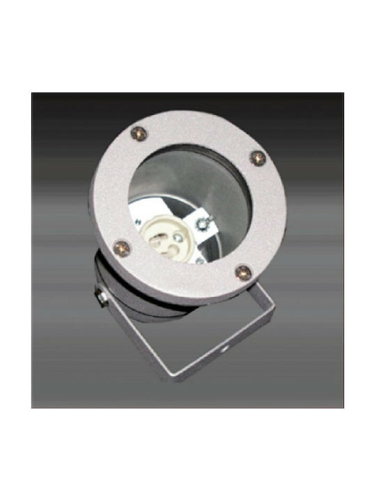 Aca Lamp Projector Outdoor IP65 for Socket GU10 Gray