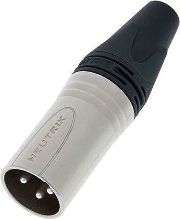 Neutrik Stecker XLR männlich Silber (NC3MXX)
