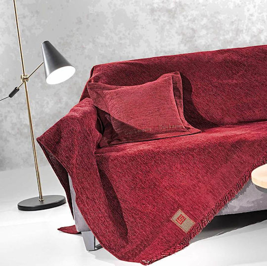 Guy Laroche Balance Τριθέσιου Καναπέ Δύο 'Οψεων Π170xΜ300cm Wine