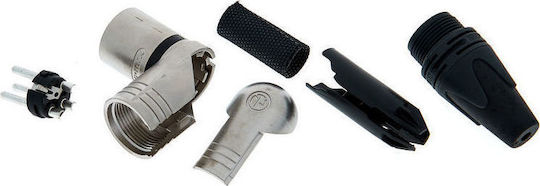 Neutrik Stecker XLR männlich Silber (NC3MRX)