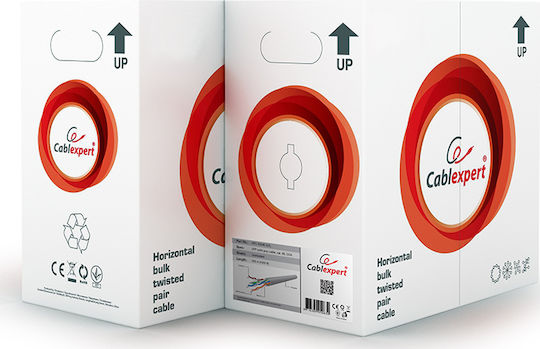 Cablexpert U/FTP (STP) Cat.6e High Speed Ethernet Network Cable Without Terminals 100m Gray