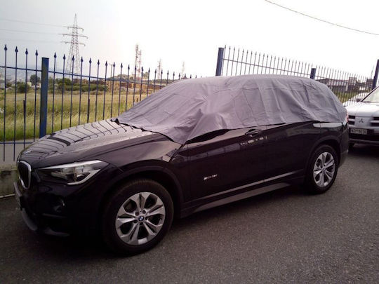 Autoline TopCover Car Half Covers with Carrying Bag 317x157x50cm Waterproof XLarge