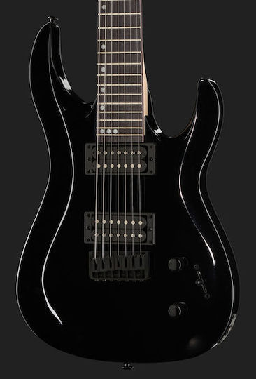 Harley Benton R-457 Ηλεκτρική Κιθάρα ST Style με HH Διάταξη Μαγνητών Black