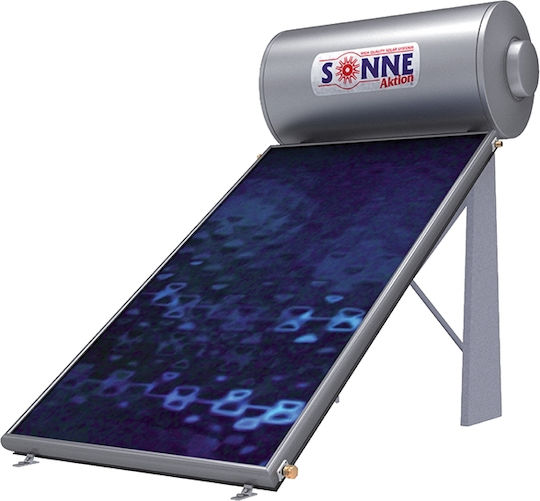 Sonne Atlas 006-047 Încălzitor solar de apă 160 litri Sticlă Energie Triplă cu colector de 2.3 metri pătrați