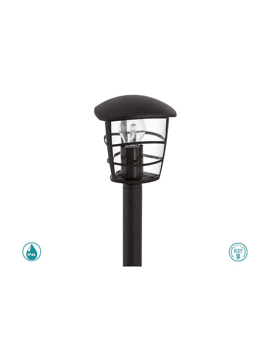 Eglo Aloria Outdoor Floor Lamp Post IP44 for E27 Socket Black