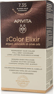 Apivita My Color Elixir 7.35 Ξανθό Μελί Μαονί 125ml