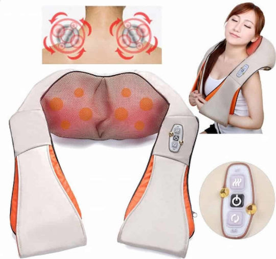 Factory Massage Device Shiatsu for the Neck with Infrared Heat Beige