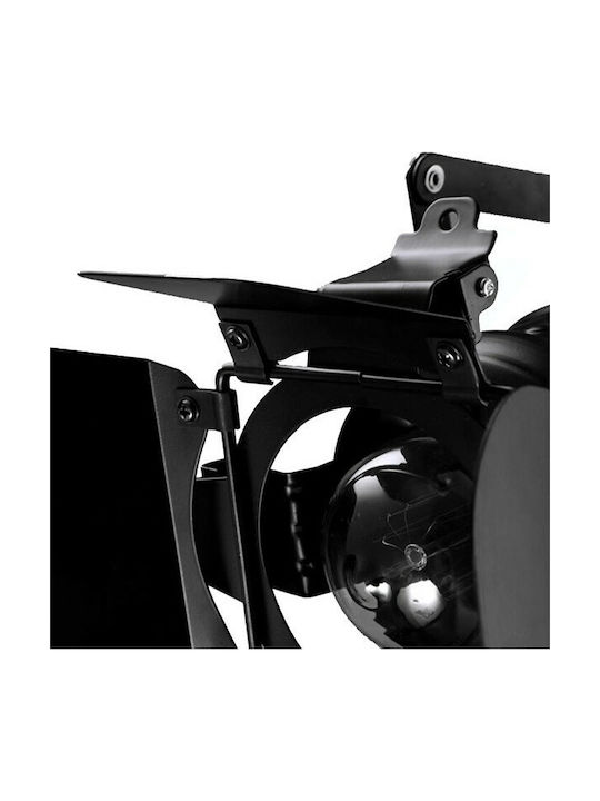 GloboStar Broadway Single Spot with Socket E27 in Black Color