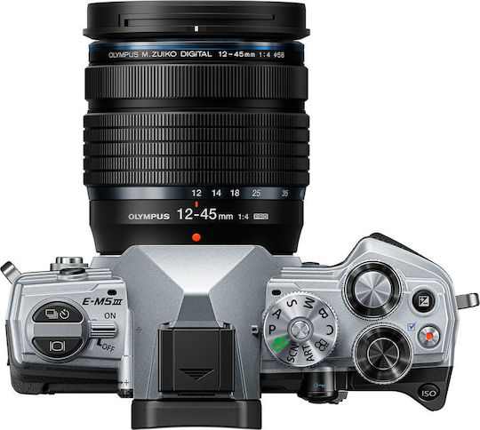 Olympus Crop Φωτογραφικός Φακός M.Zuiko Digital ED 12-45mm f/4 PRO Standard / Wide Angle για Micro Four Thirds (MFT) Mount Μαύρος