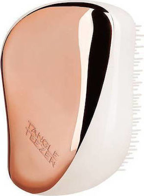 Tangle Teezer Compact Styler Rose Gold / Ivory Βούρτσα Μαλλιών για Ξεμπέρδεμα