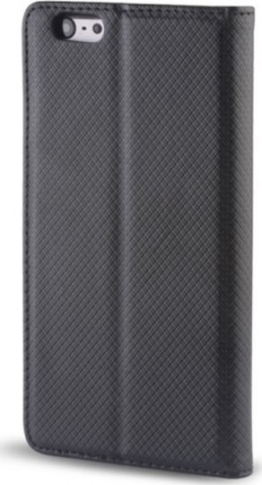 Forcell Smart Magnet Buchen Sie Synthetisches Leder 2mm Schwarz (Huawei P Smart 2019)
