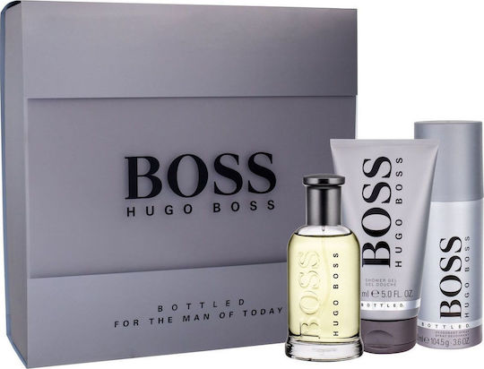 Boss N.6 Bottled Eau De Toilette 100ml and Shower Gel 100 Men's Fragrance Set with Eau de Toilette