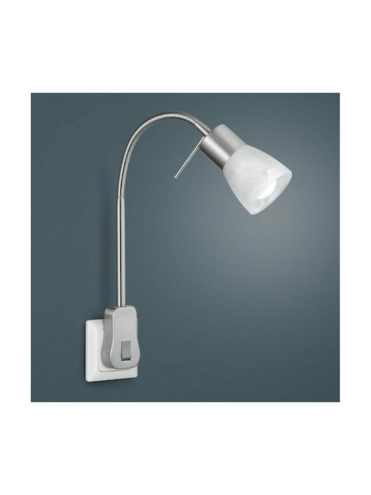 Trio Lighting Levisto Μονό Σποτ με Ντουί E14 σε Ασημί Χρώμα