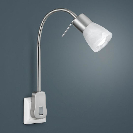 Trio Lighting Levisto Single Spot with Socket E14 in Silver Color