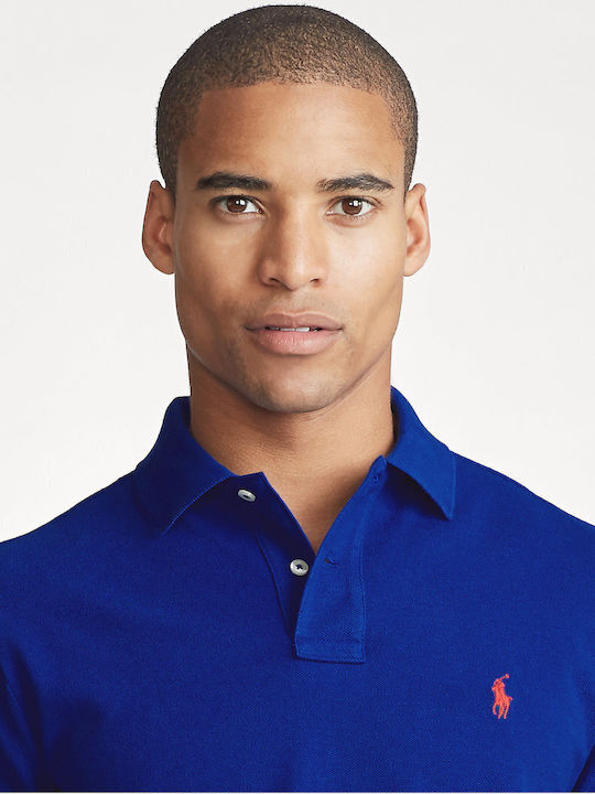 Polo Short Sleeve Blue Blouse
