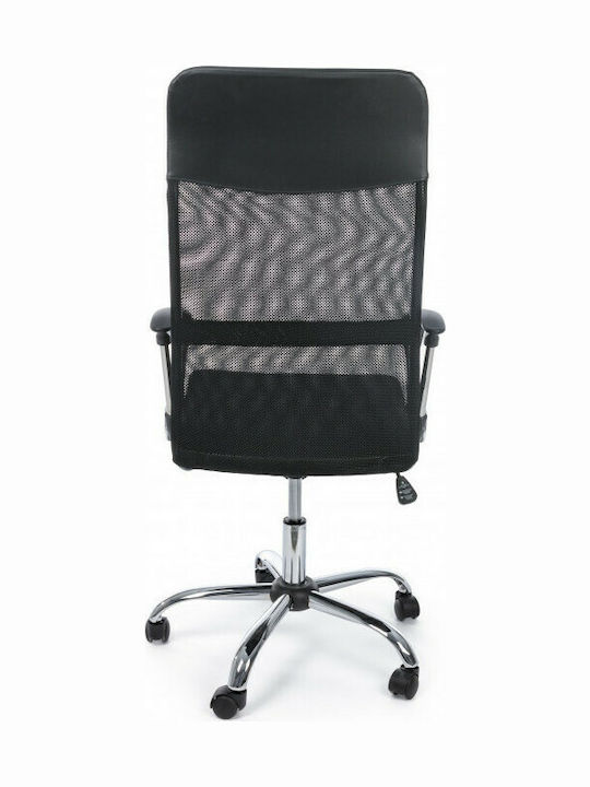 Bizzotto Dakar W-Armrests Καρέκλα Γραφείου με Μπράτσα Μαύρη