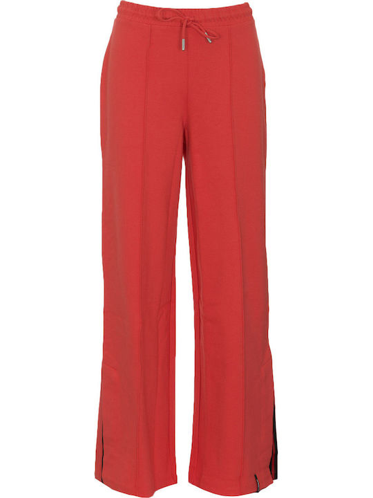 Edit Sweatpants Wide Red
