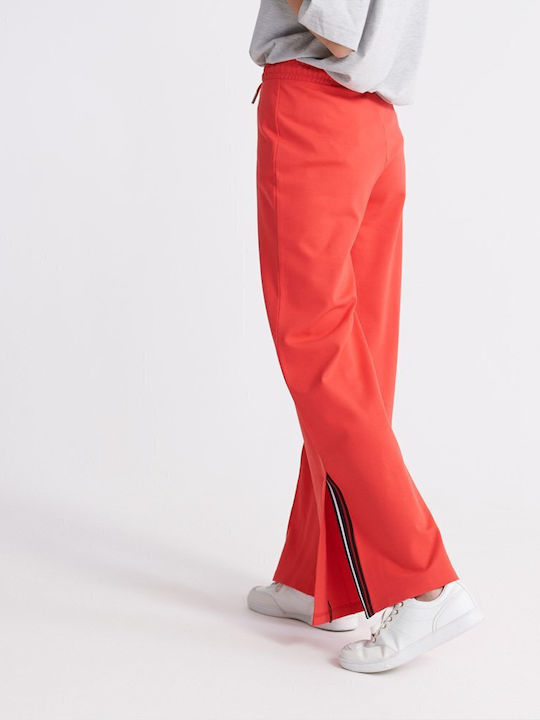 Edit Sweatpants Wide Red