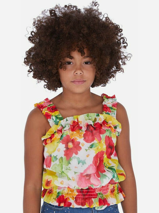 Mayoral Kids Blouse Sleeveless Multicolour