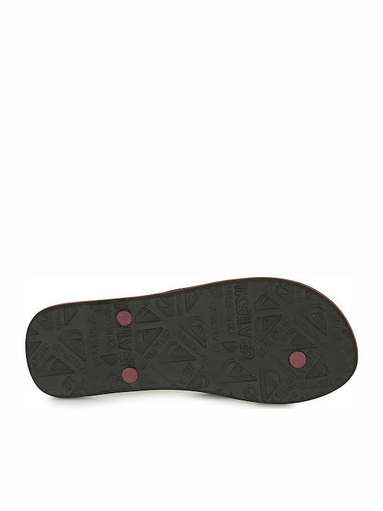 Molokai Men's Flip Flops Burgundy