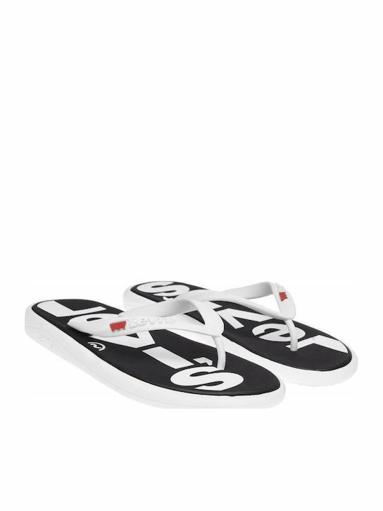 Levi's Delamar Flip Flops σε Λευκό Χρώμα