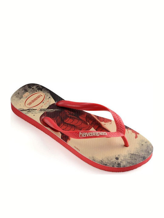 Top Marvel Herren Flip Flops Rote