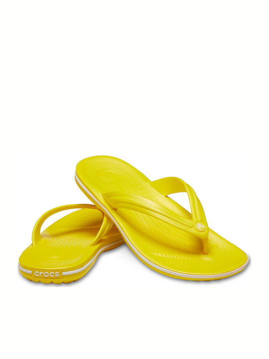 Crocs Crocband Herren Flip Flops Zitronen