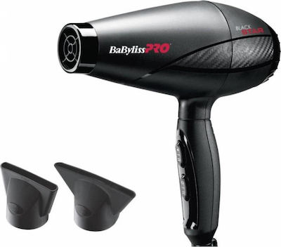 Babyliss PRO Star Ionic 2200W Ionic Professional Hair Dryer 2200W Black BAB6250IE