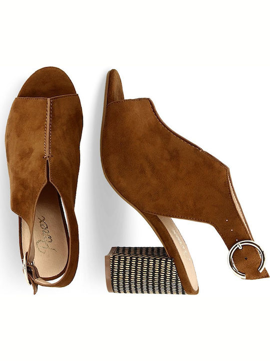 Sandalen Tabac Braun