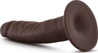 Dr. Skin Ρεαλιστικό Dildo με Βεντούζα Chocolate 14cm