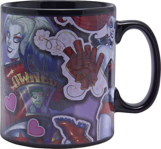 Paladone DC Comics-Harle Quinn Heat Change Mug Heat Change Κούπα Κεραμική Πολύχρωμη 900ml Paladone DC Comics-Harle Quinn Heat Change Mug Heat Change Κούπα Κεραμική Πολύχρωμη 900ml