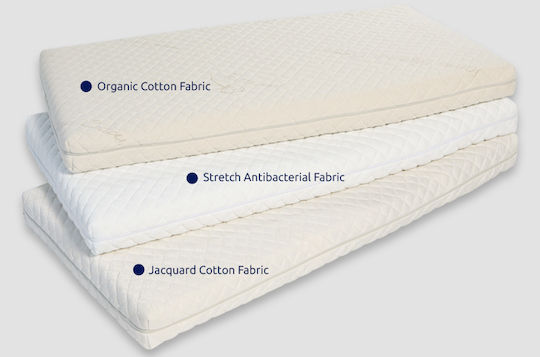 Greco Strom Mattress Crib Ioli with Coconut Fiber 75cmx140cmx9cm