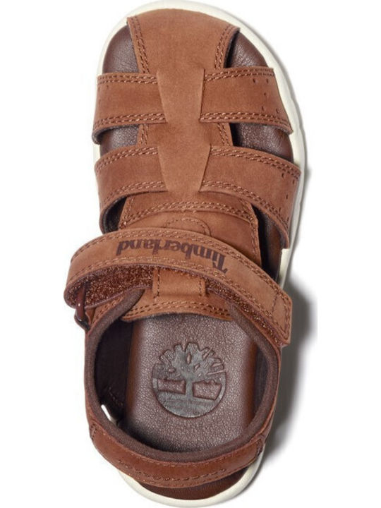 Timberland Nubble Fisherman Tabac Brown Kids' Sandals