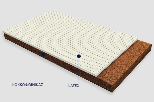 Greco Strom Mattress Playpen Erato with Coconut Fiber & Latex 60cmx120cmx6cm
