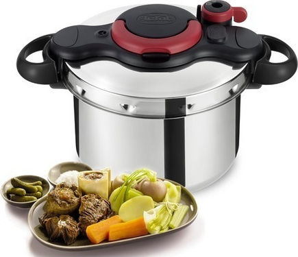 Tefal Clipso Minut'Easy Χύτρα Ταχύτητας 6lt