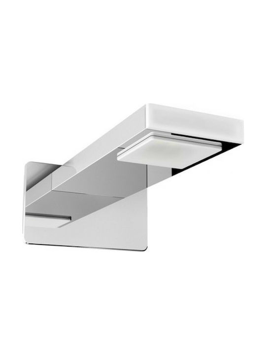 Rendl Light Studio Paragna Modern Wall Lamp with Integrated LED and Warm White Light Silver