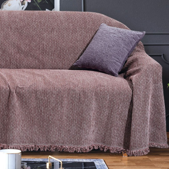 Das Home 0169 Τριθέσιου Καναπέ Π180xΜ300cm Ροδί Das Home 0169 Τριθέσιου Καναπέ Π180xΜ300cm Ροδί