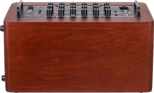 Harley Benton StreetBox-60 Combo Verstärker für akustische Instrumente 2 x 5.5" 60W Braun