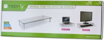 Techly Desktop Stand Monitor up to 32" Transparent (ICA-MS-461)