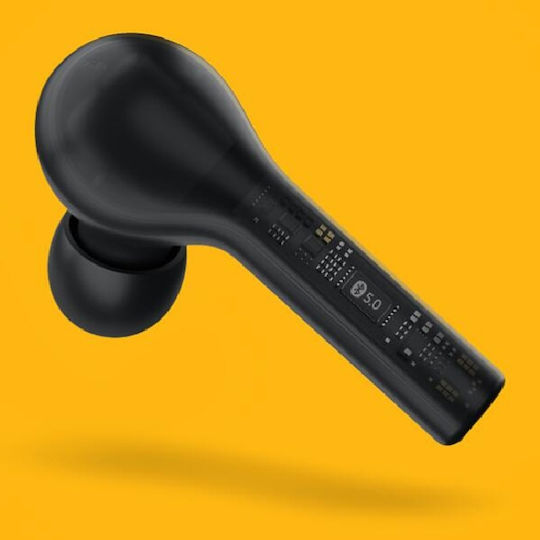 QCY T5 In-ear Bluetooth Handsfree Ακουστικά με Αντοχή στον Ιδρώτα και Θήκη Φόρτισης Μαύρα